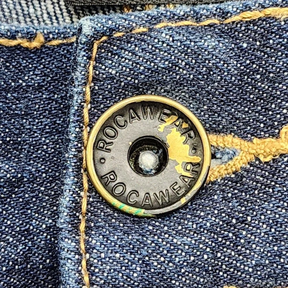 Vintage Rocawear Jeans Mens 46X32* Blue Classic Fit Baggy‎ Skater Grunge Y2K